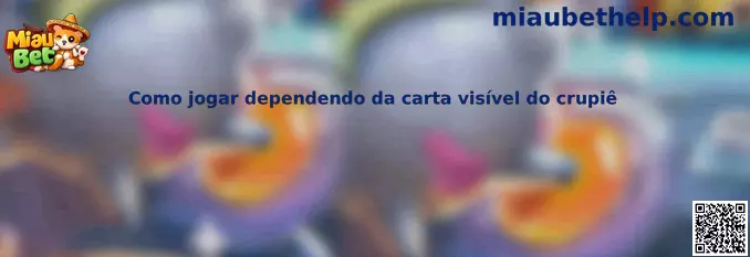 Carta visible del crupier en blackjack