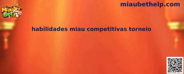 Habilidades miau competitivas torneio